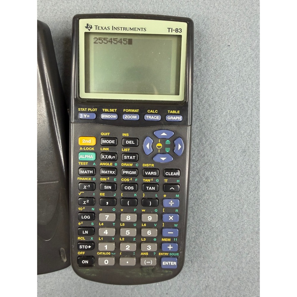Texas Instruments TI-83 Graphing Calculator Tested - Picture 4 of 7